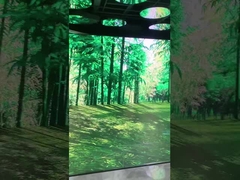 P2.5mm υψηλός αναζωογονήστε τον τηλεοπτικό τοίχο οθόνης των ευκίνητων οδηγήσεων μορφής κυλίνδρων επίδειξης των εύκαμπτων οδηγήσεων