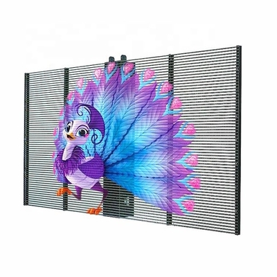Αγορά P3.91-7.8 Διαφανές LED οθόνη 1000x1000mm Γυάλινο παράθυρο υψηλής φωτεινότητας online manufacture