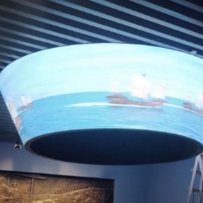 Αγορά Π3 Εμπορικά κέντρα Ευέλικτη οθόνη LED κυλινδρική στροφή online manufacture